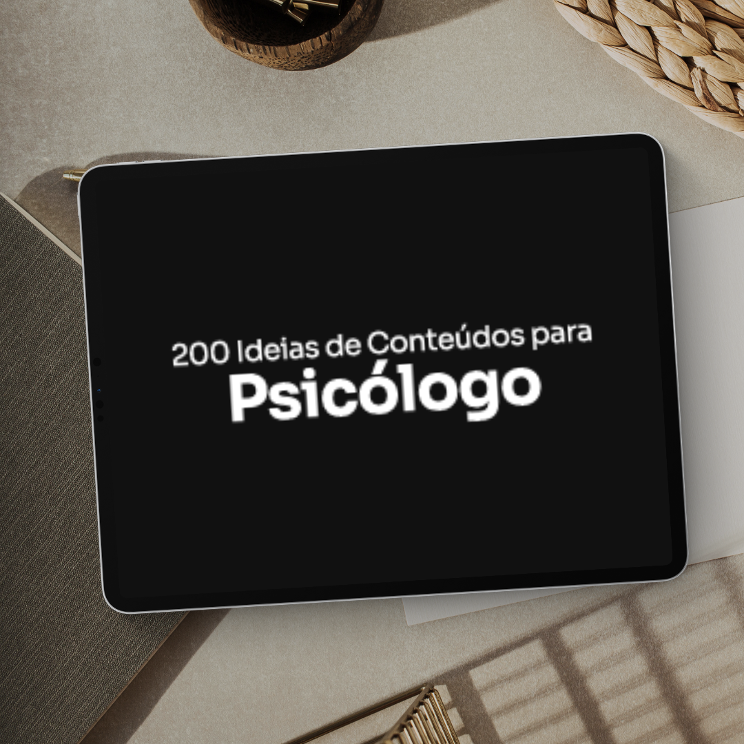 200 Ideias de Conteúdos para Psicólogo