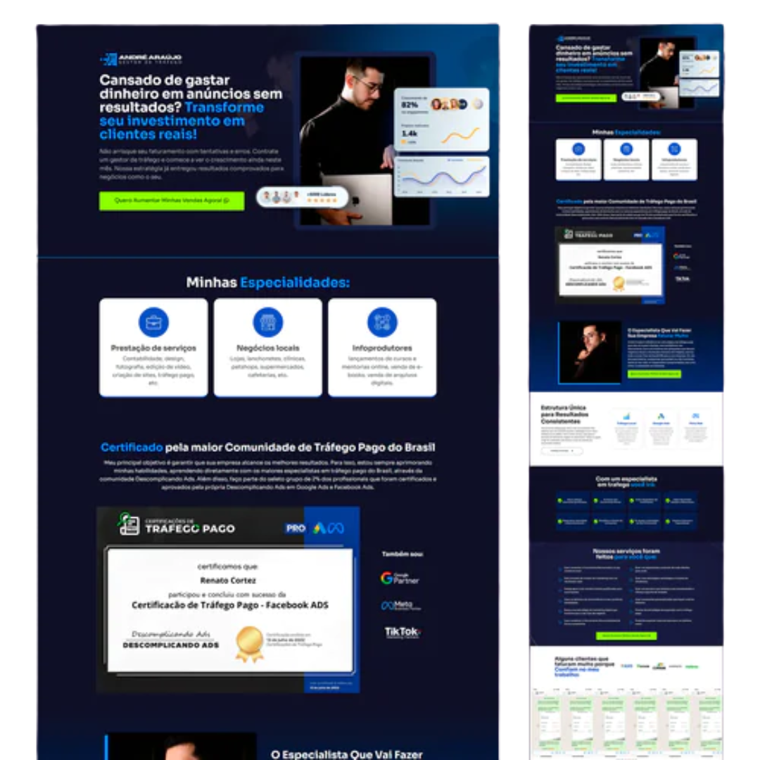 Site Pronto no WordPress com Sua Identidade Visual - Gestor de Trafego Pago