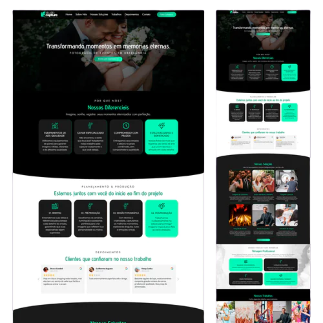 Site Pronto no WordPress com Sua Identidade Visual - Fotógrafo