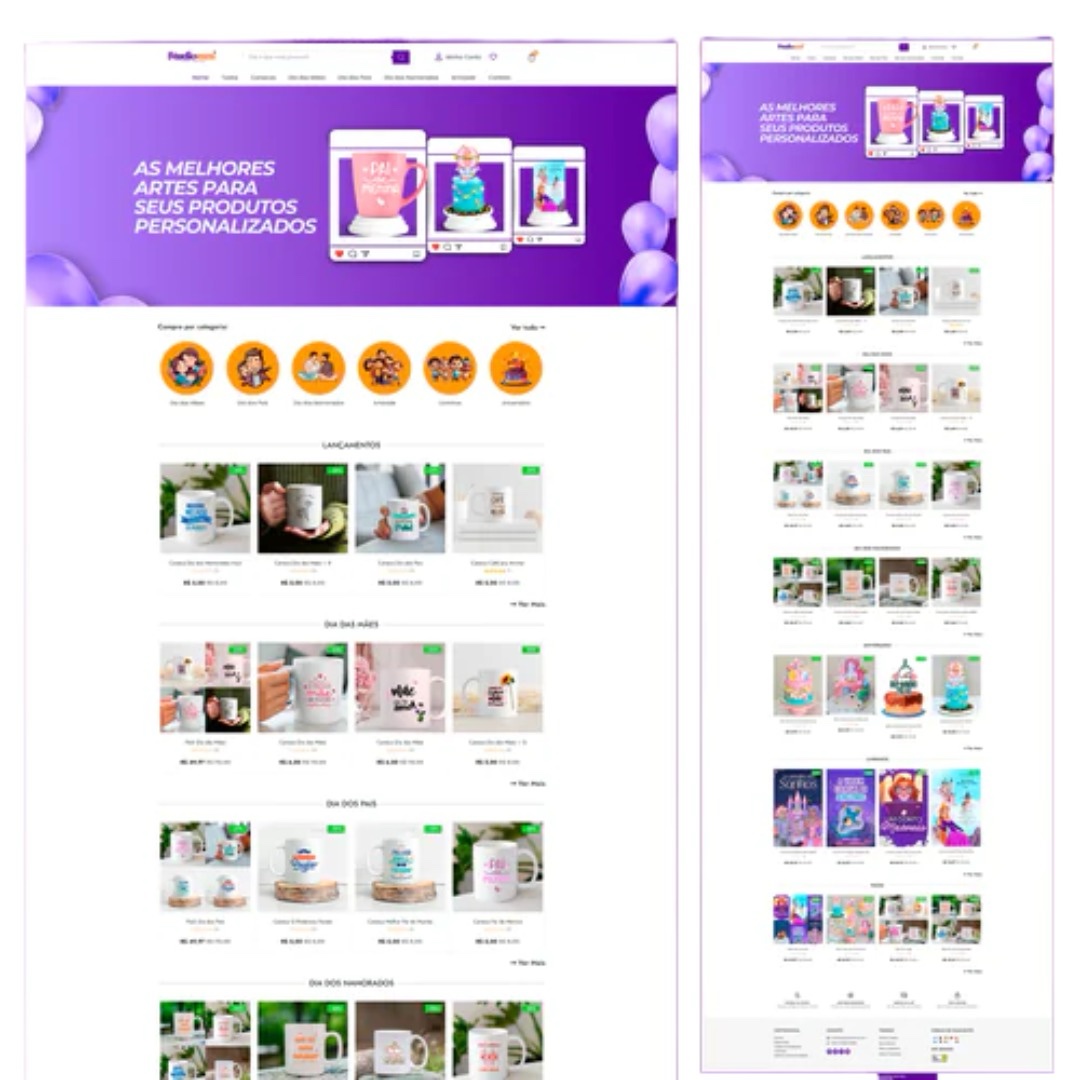 Site Pronto no WordPress com Sua Identidade Visual - Loja